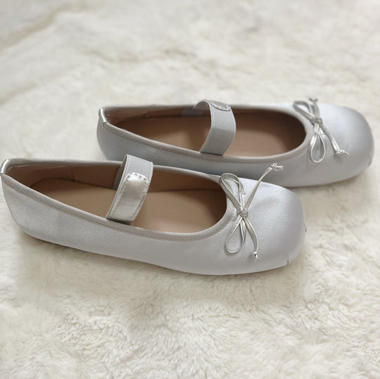 Silver Ballet Shoes