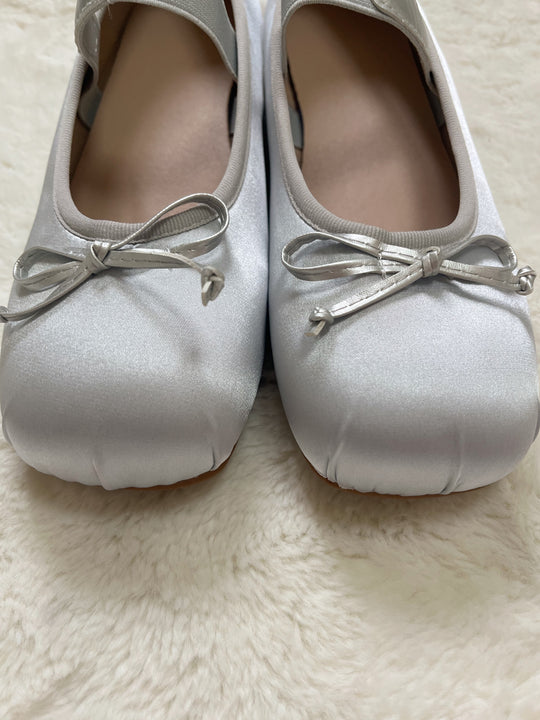 Silver Ballet Shoes