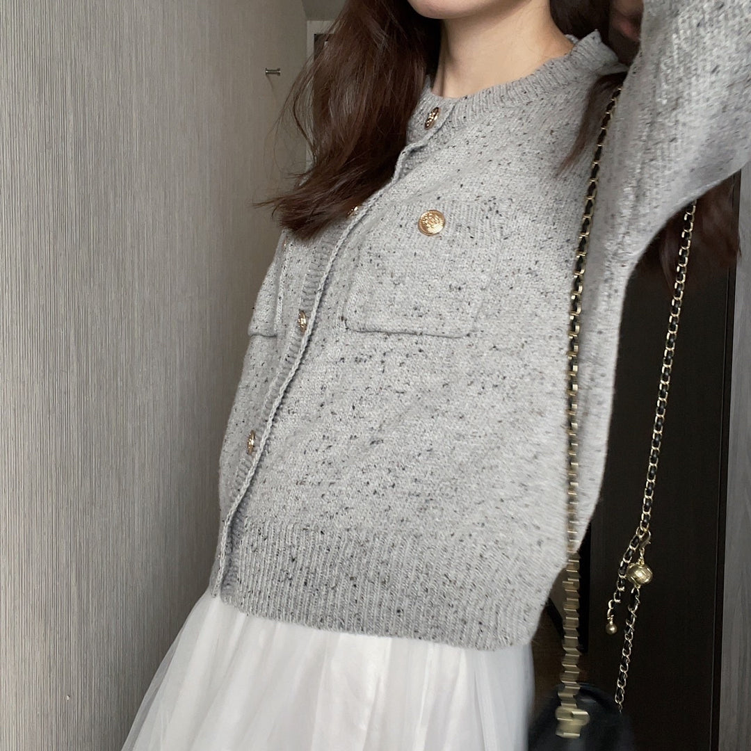 Button Knit Cardigan・全1色