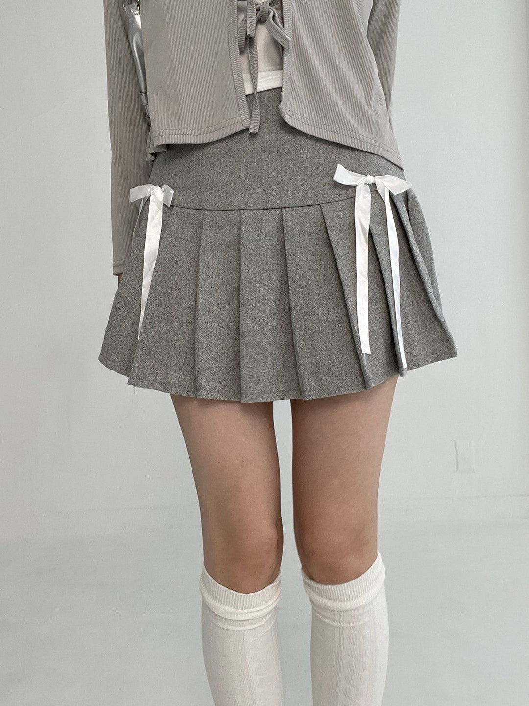 Ribbon Pleats Skirt・全2色