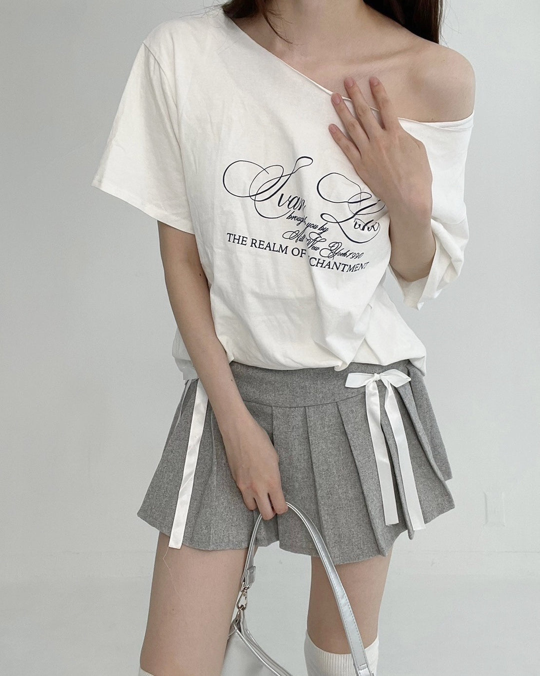 Ribbon Pleats Skirt・全2色