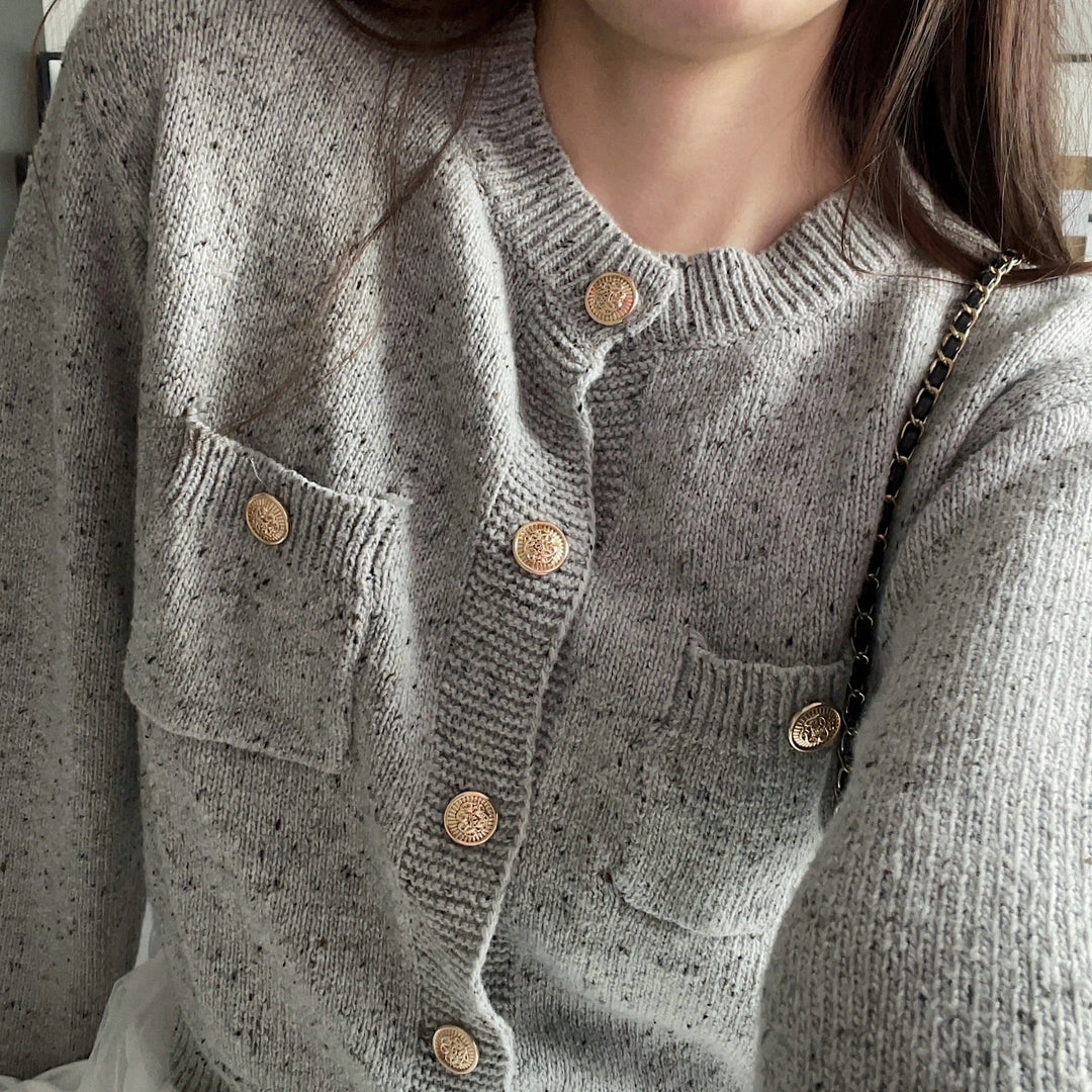 Button Knit Cardigan・全1色