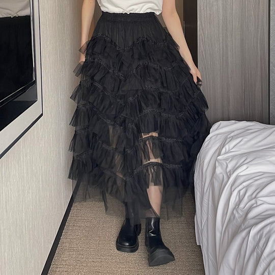 Long Tulle Skirt・全2色