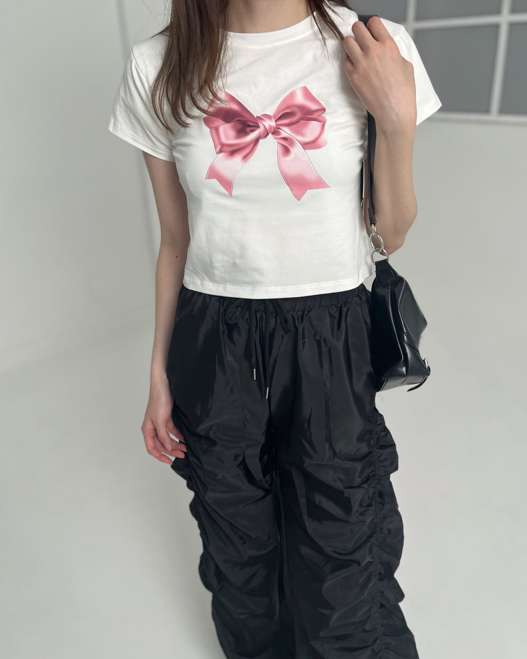 Ribbon Printed T-shirts・全1色