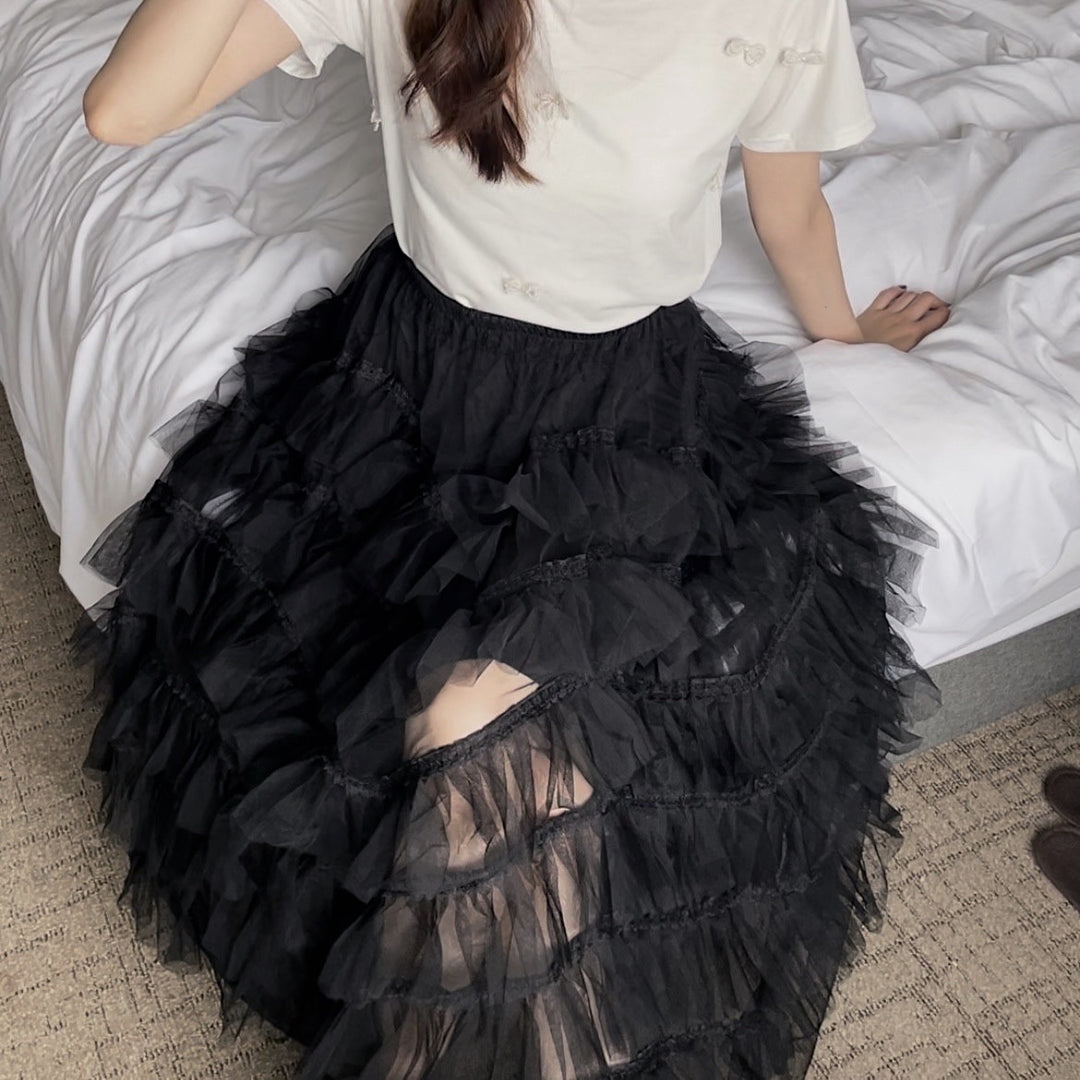 Long Tulle Skirt・全2色