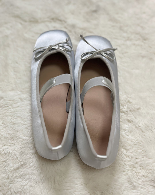 Silver Ballet Shoes
