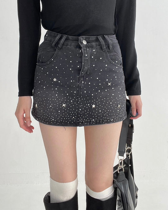 Studded Mini Skirt・全2色