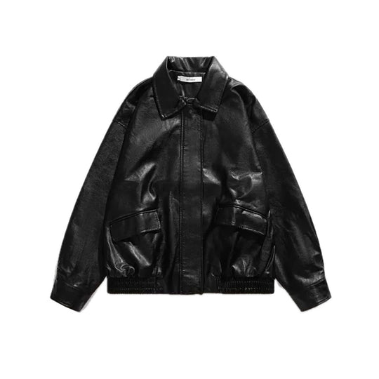 【お取り寄せ】Synthetic Leather Jacket・全1色