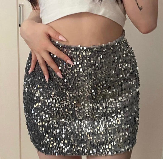 Glitter Mini Skirt・全3色