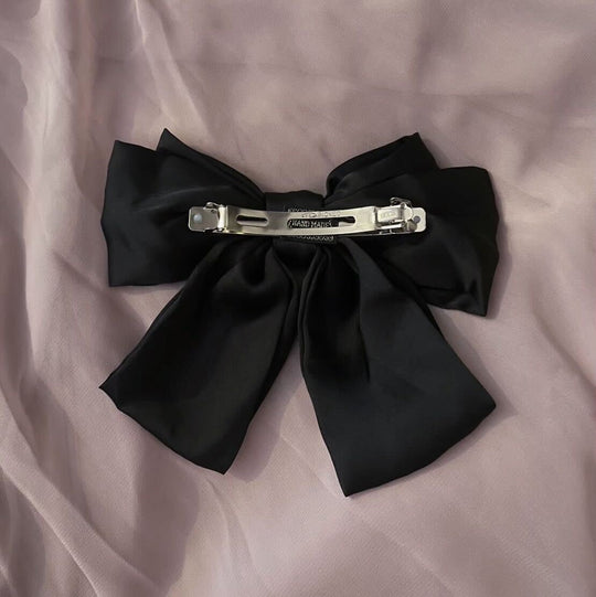 Big ribbon barrette