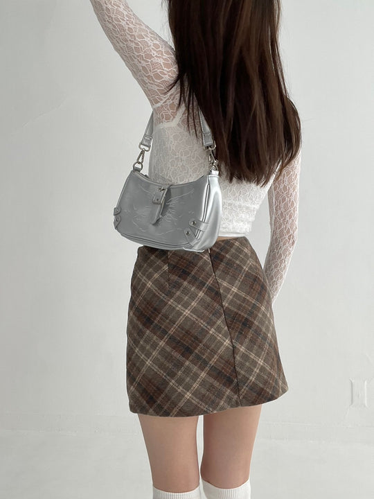 Plaid Mini Skirt・全1色