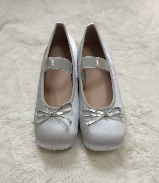 Silver Ballet Shoes