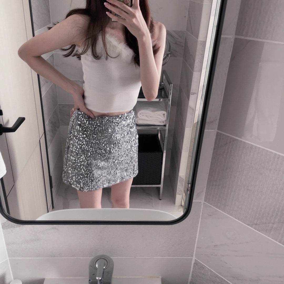 Glitter Mini Skirt・全3色