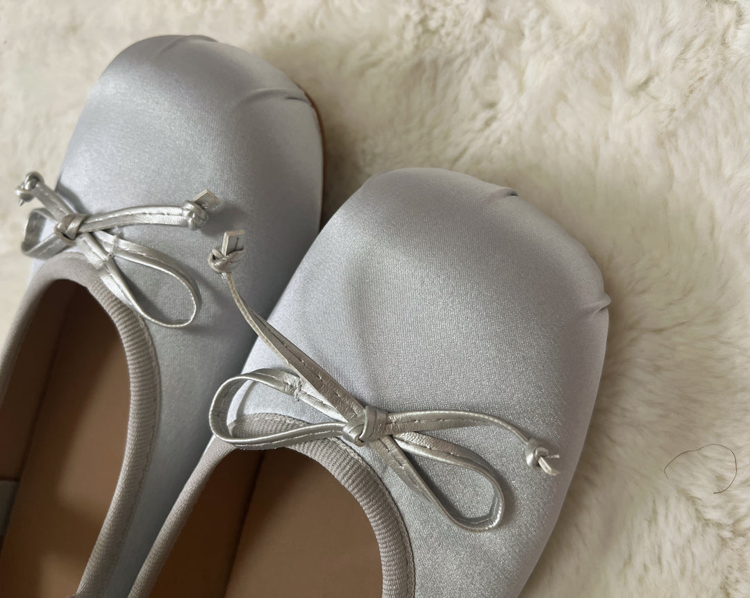 Silver Ballet Shoes