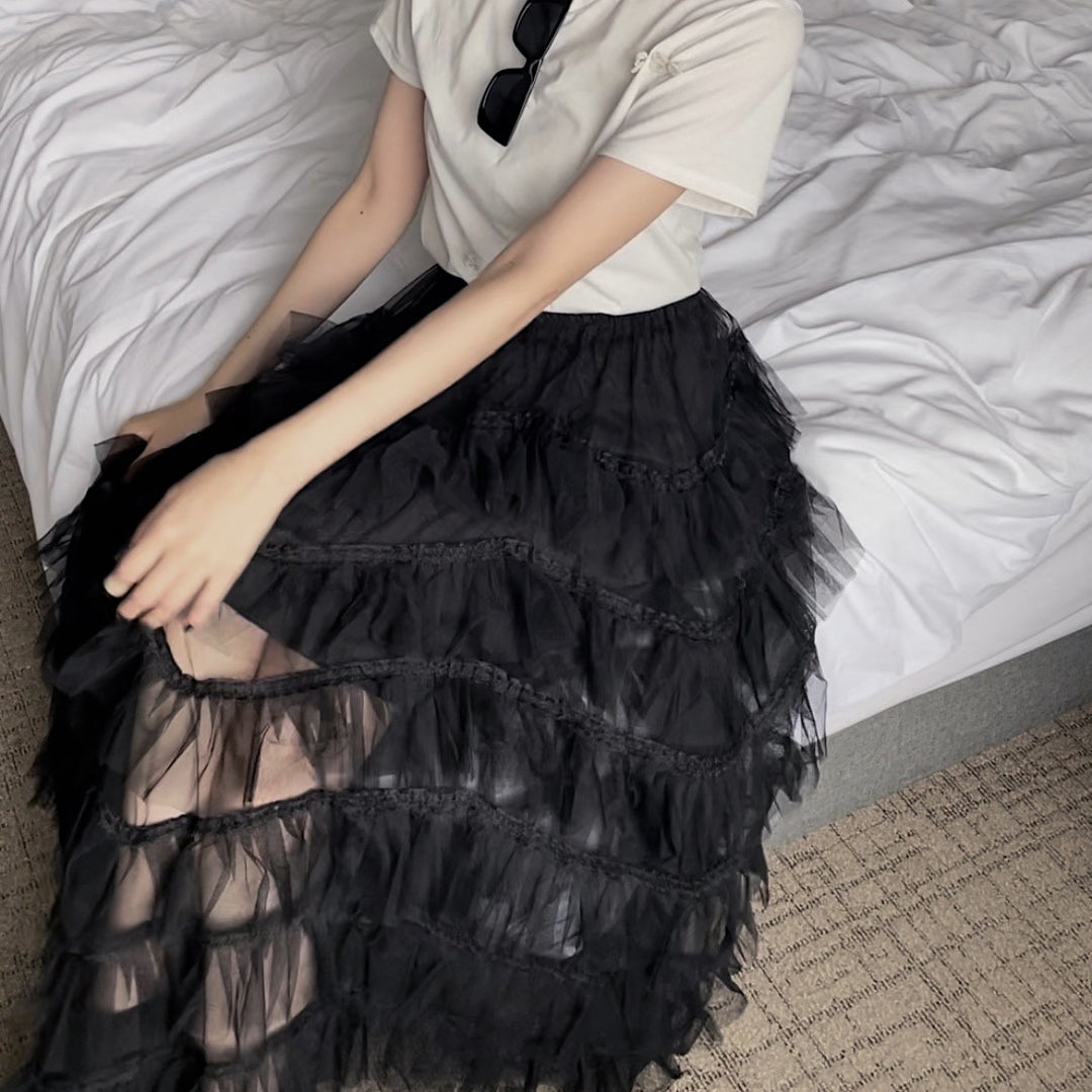 Long Tulle Skirt・全2色