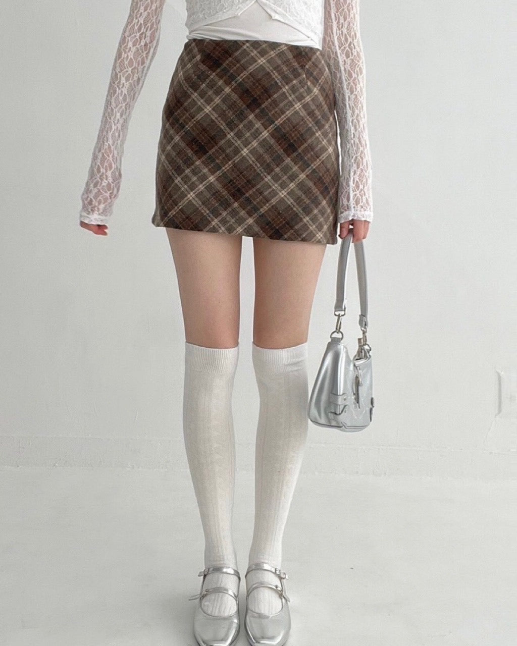 Plaid Mini Skirt・全1色