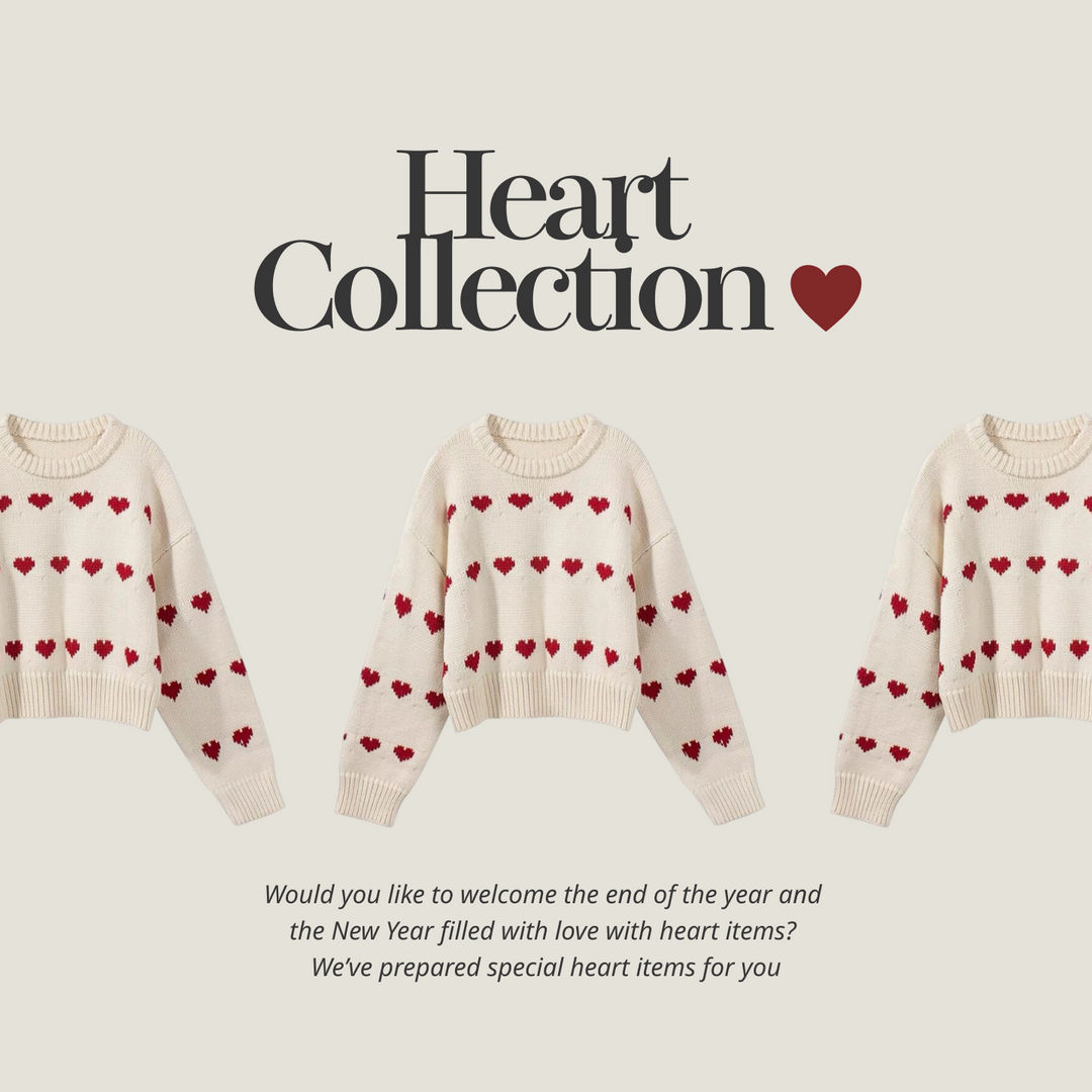 お取り寄せ】Heart Knit – iine お取り寄せ】Heart Knit – iine