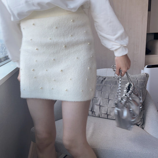 Pearl Knit Skirt・全2色