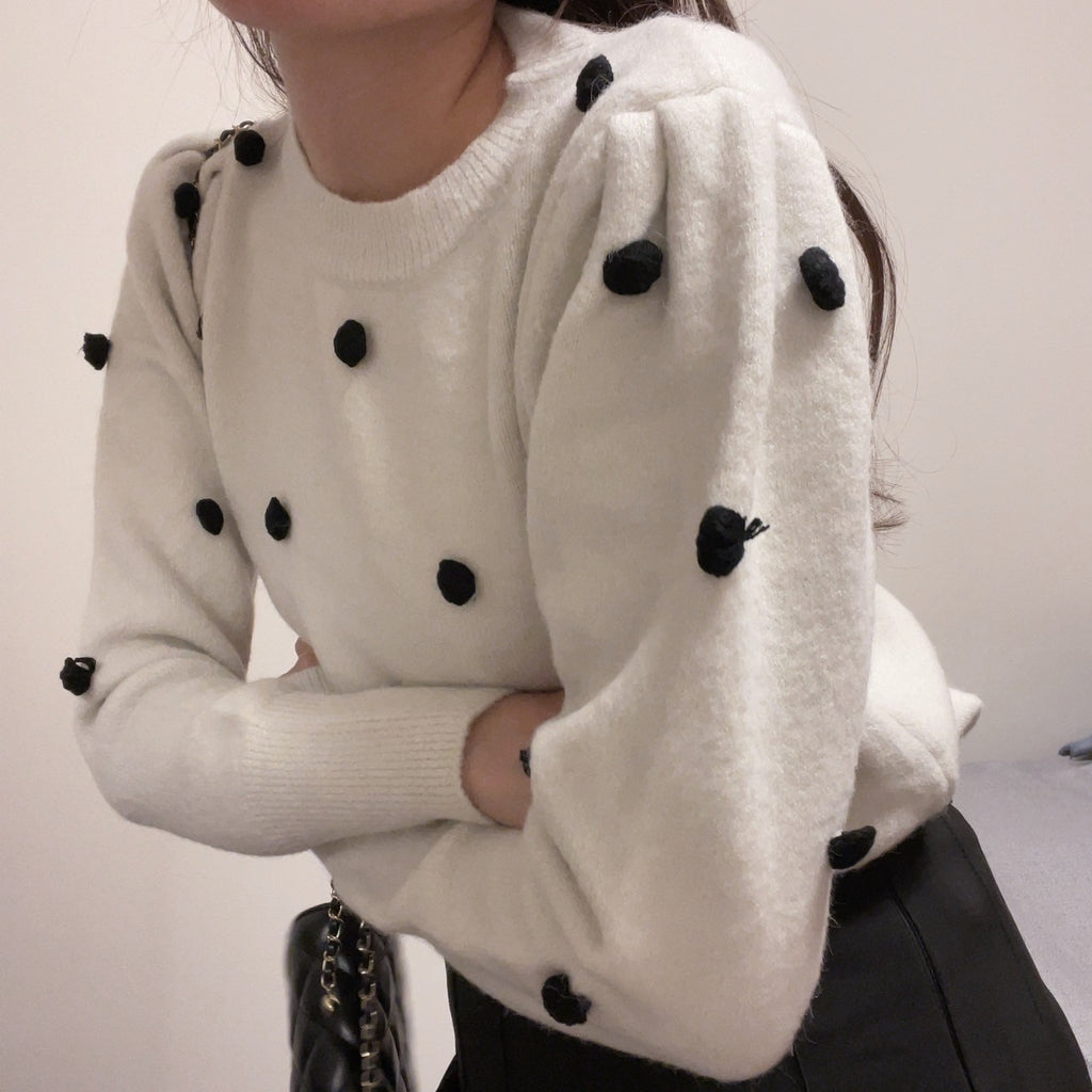 トップス ponpon POMPON SHEER KNIT PULLOVER - Yonetomi STORE ONLINE｜ヨネトミ