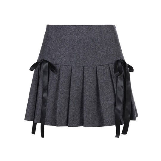 Ribbon Pleats Skirt・全2色