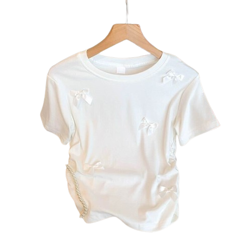 Basic Ribbon T-Shirt・全1色