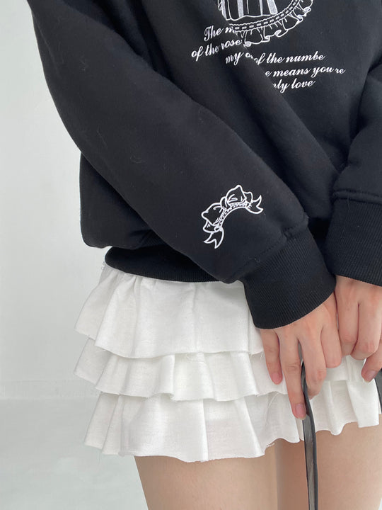 Ribbon Sweat Tops・全2色