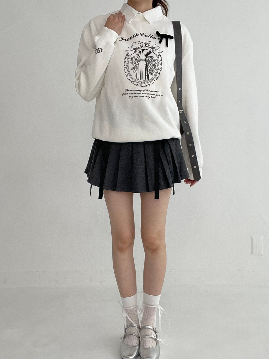 Ribbon Sweat Tops・全2色