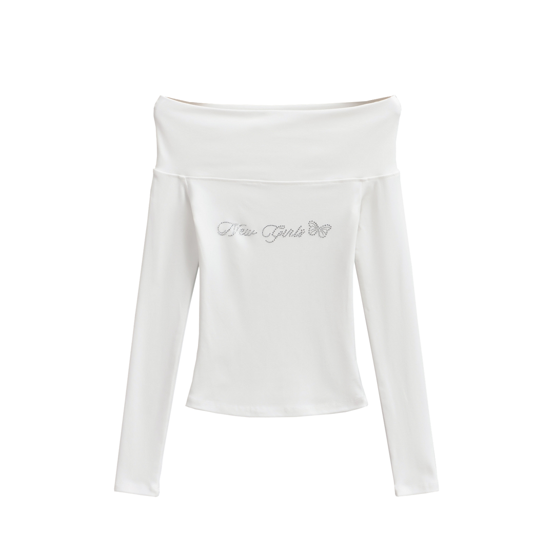 Off-shoulder Bijou Tops・全2色 – iine Off-shoulder Bijou Tops・全2色 – iine