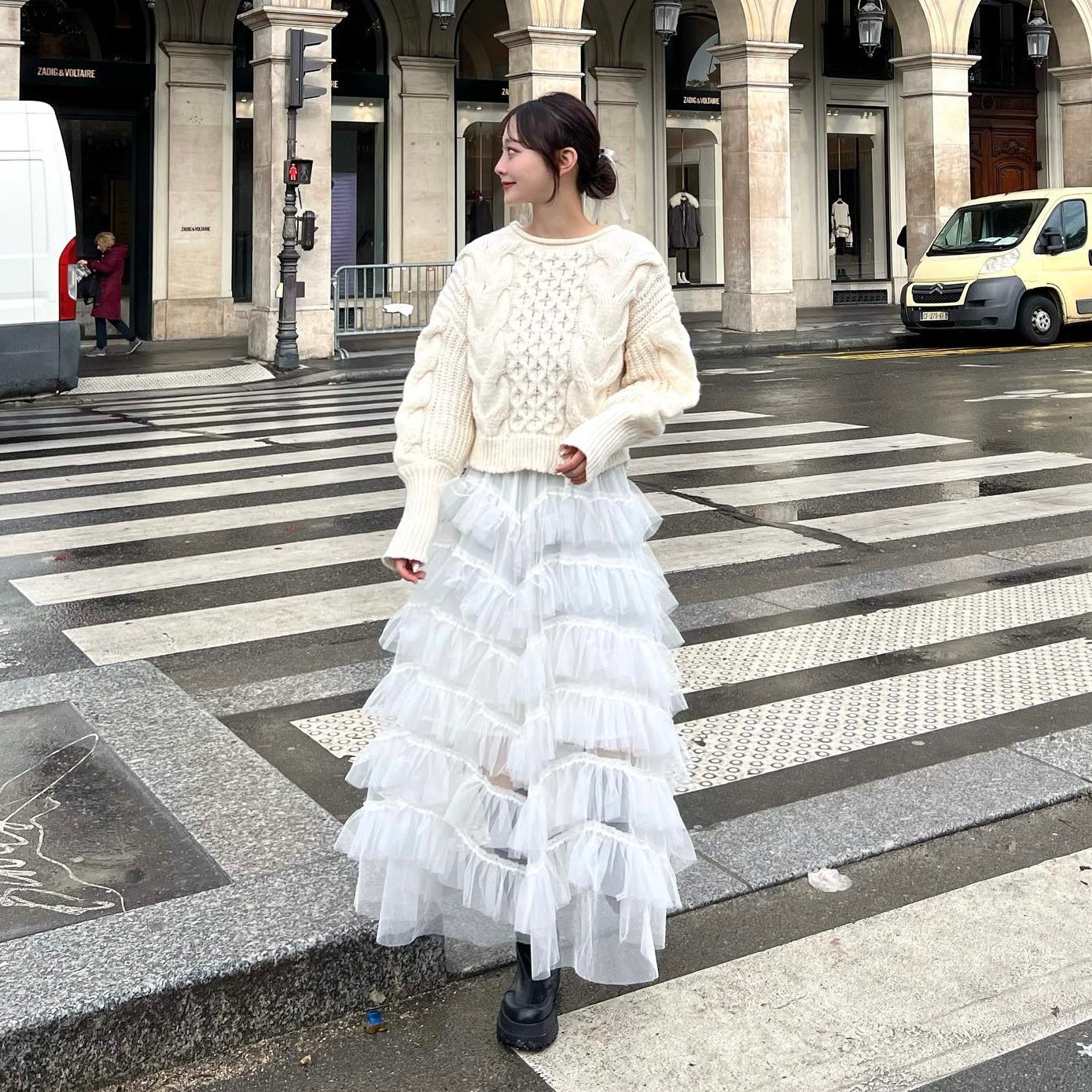 tulle long skirt（ivory） 2I_am_official